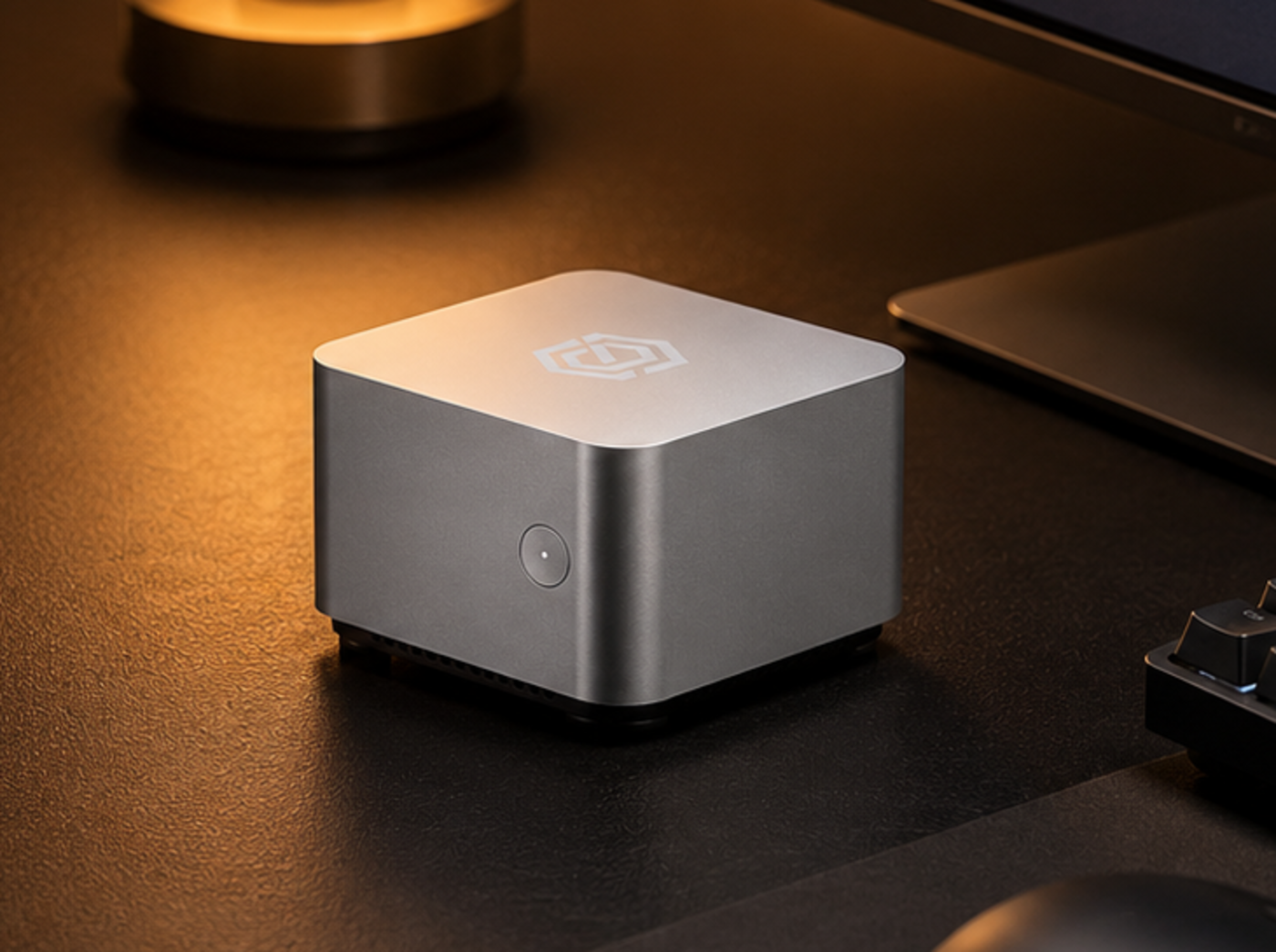 Solode Neo AI Agent device on a desk